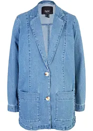 Oversize Jeans- Longblazer mit seitlichem Smokeinsatz, bpc bonprix collection