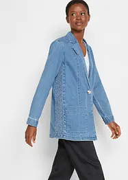 Oversize Jeans- Longblazer mit seitlichem Smokeinsatz, bpc bonprix collection