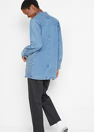 Oversize Jeans- Longblazer mit seitlichem Smokeinsatz, bpc bonprix collection