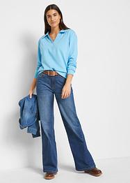 Sweat-shirt avec col, John Baner JEANSWEAR