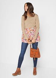 2 in 1 Umstands-Pullover mit Bluseneinsatz, bpc bonprix collection