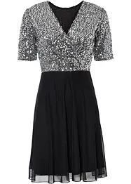 Robe courte à sequins, bonprix