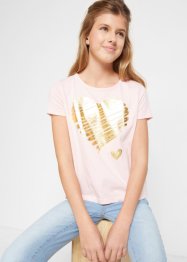 Mädchen T-Shirt (2er Pack) mit Bio-Baumwolle, bpc bonprix collection