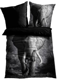 Parure de lit réversible avec éléphant, bpc living bonprix collection