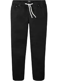 Pantalon droit stretch taille élastiquée, Regular, bonprix