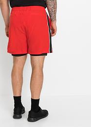 Legging de sport avec short, look 2en1, séchage rapide, bpc bonprix collection