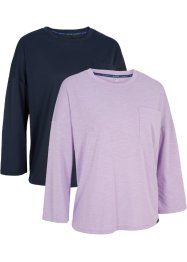 Funktions-T-Shirt, 2er Pack, 3/4-Arm, bpc bonprix collection