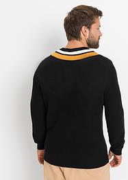 Pull col en V, RAINBOW
