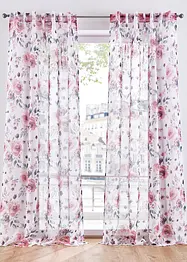 Voilage à imprimé floral (1 pce), bonprix