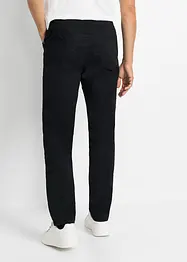 Pantalon droit stretch taille élastiquée, Regular, bonprix