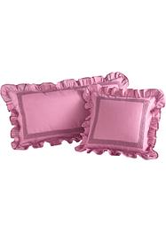 Lot de 2 housses de coussin avec ruchés, bpc living bonprix collection