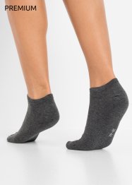 Lot de 3 paires de chaussettes basses de qualité supérieure au confort exclusif avec bande silicone, avec coton, bpc bonprix collection