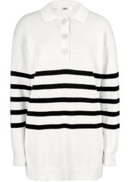 Pullover mit Polokragen und Seitenschlitzen, bpc bonprix collection