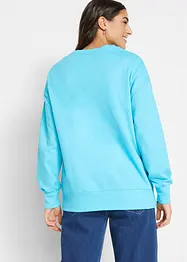 Sweatshirt mit Seitenschlitzen, langarm, bonprix