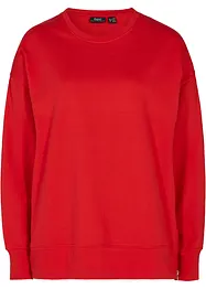 Sweatshirt mit Seitenschlitzen, langarm, bonprix