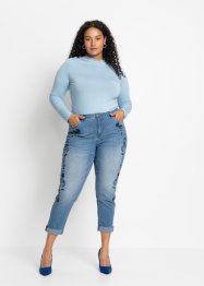 Slim Jeans, Mid Waist, cropped, bonprix