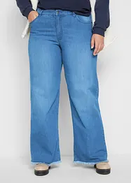 Wide-Leg-Jeans High Waist, bonprix