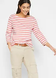 3/4 Shirt mit U-Boot-Ausschnitt, bonprix