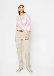 3/4 Shirt mit U-Boot-Ausschnitt, bonprix