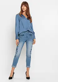 Slim Jeans, Mid Waist, cropped, bonprix