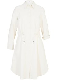 Blusen- Kleid mit Leinen und Gummizug in der Taille im Utility-Stil, knieumspielend, bpc bonprix collection