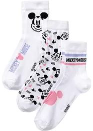 Kurze Tennissocken Mickey Mouse (3er Pack), Disney