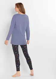 Pyjama mit Leggings, bonprix