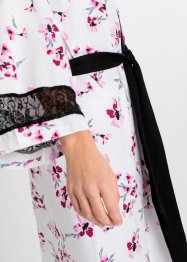 Kimono aus Shirtqualität mit Spitze, bpc bonprix collection
