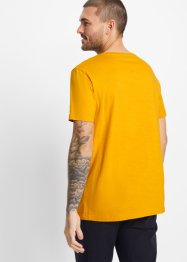 T-shirt col Henley manches courtes, confort pour le ventre, bpc bonprix collection