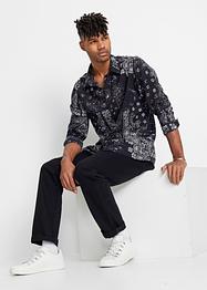 Chemise manches longues en matière estivale légère, John Baner JEANSWEAR