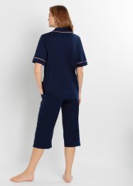 Pyjama corsaire avec patte de boutonnage, bpc bonprix collection
