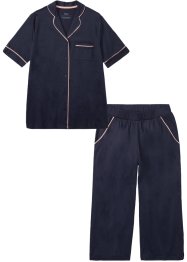 Pyjama corsaire avec patte de boutonnage, bpc bonprix collection