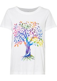 T-Shirt bedruckt aus Bio-Baumwolle, RAINBOW