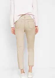 Pantalon twill raccourci look used, bonprix