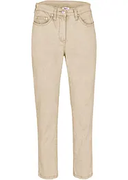 Pantalon twill raccourci look used, bonprix