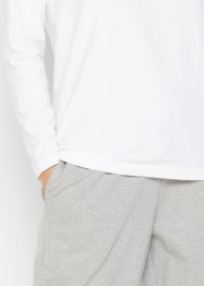Essential Langarmshirt mit V-Ausschnitt, seamless, bpc bonprix collection