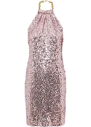 Robe à paillettes avec chaîne couleur dorée, BODYFLIRT boutique