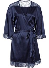 Satin Kimono mit Spitze, BODYFLIRT