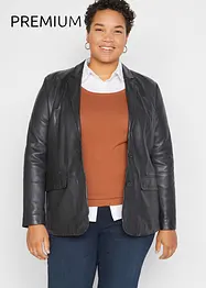 Blazer en cuir nappa d'agneau, bonprix