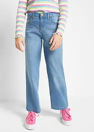 Wide-Leg-Jeans Mid Waist, bonprix