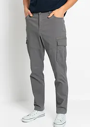 Pantalon cargo extensible Slim Fit, jambes droites, bonprix