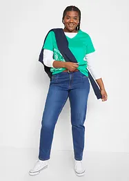 Mom Jeans High Waist, Stretch, bonprix