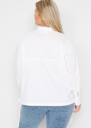 Stehkragen-Bluse aus Baumwoll-Popelin-Qualität, bpc bonprix collection