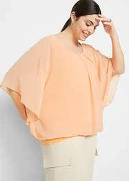 Chiffon Tunika mit Untertop, bonprix