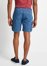Short en jean taille extensible, Loose Fit, John Baner JEANSWEAR