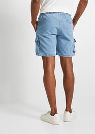 Short en jean taille extensible, Loose Fit, John Baner JEANSWEAR