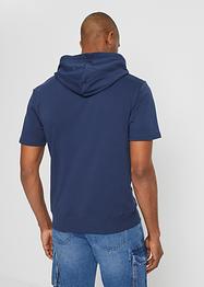 Sweat-shirt à capuche, manches courtes, John Baner JEANSWEAR