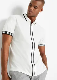 Piqué-Poloshirt mit Reißverschluss, bonprix