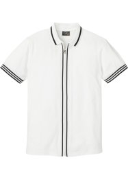 Piqué-Poloshirt mit Reißverschluss, bonprix