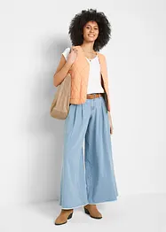 Jupe-culotte ample en jean, bonprix